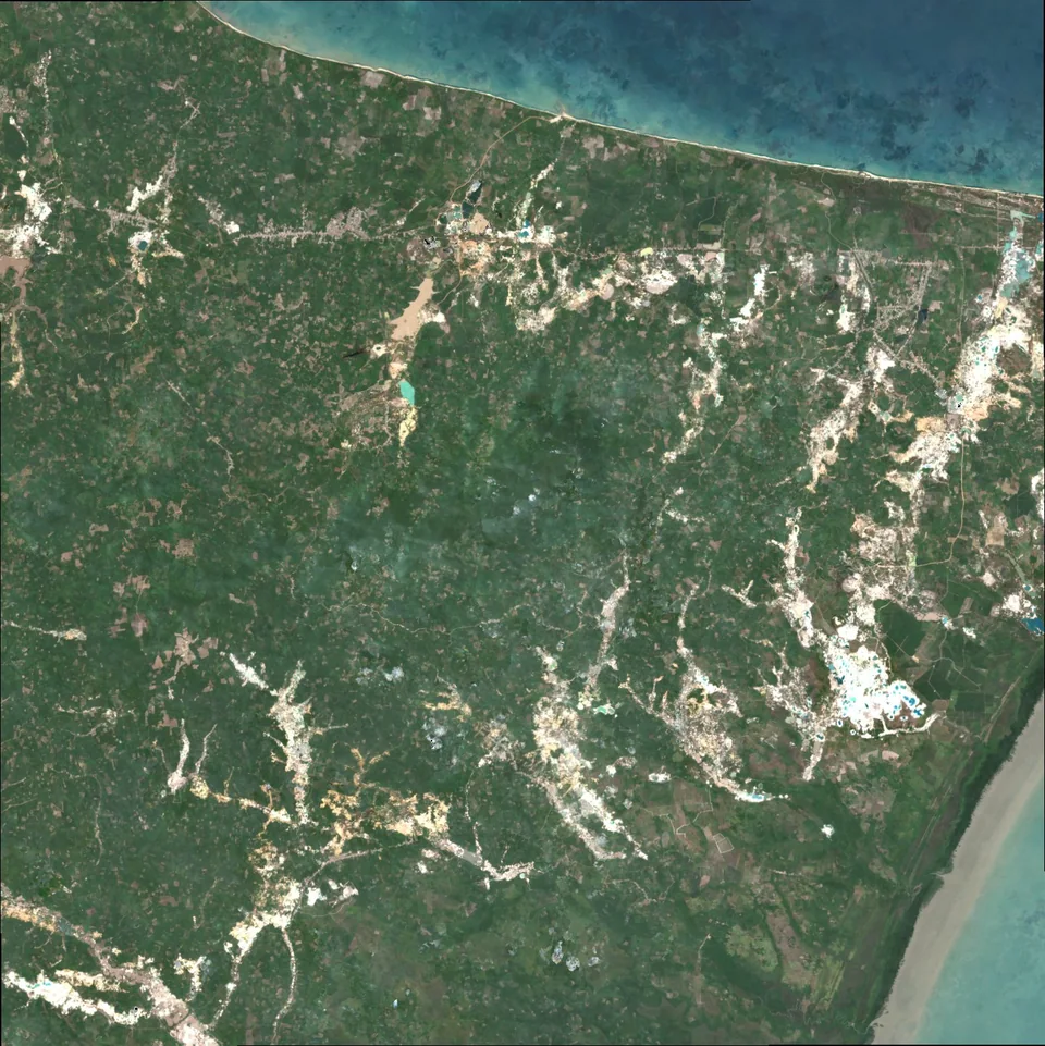 Komposit Sentinel-2 Koba, kemarau 2019